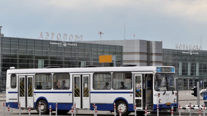 Автобус от ЖД вокзала до Кольцово в Екатеринбурге