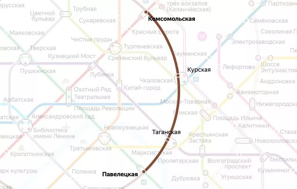 Как на метро доехать на вокзал Павелецкий.
