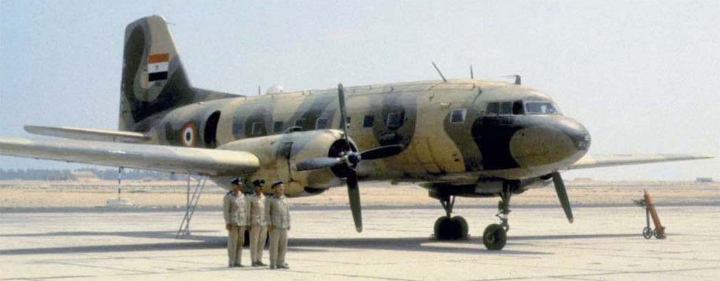 Ил-14 в ходе войны между Израилем и Египтом