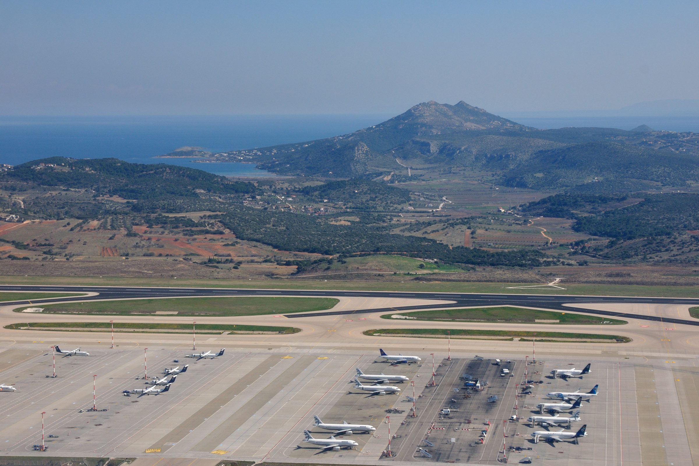 Аэропорт Элефтериос Венизелос в Греции.